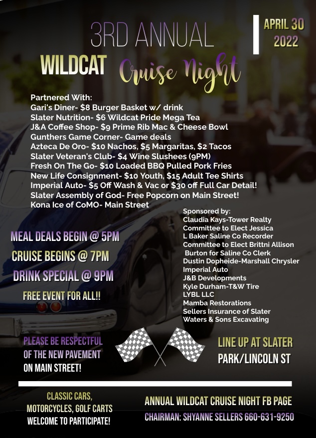 3rd Annual Wildcat Cruise Night